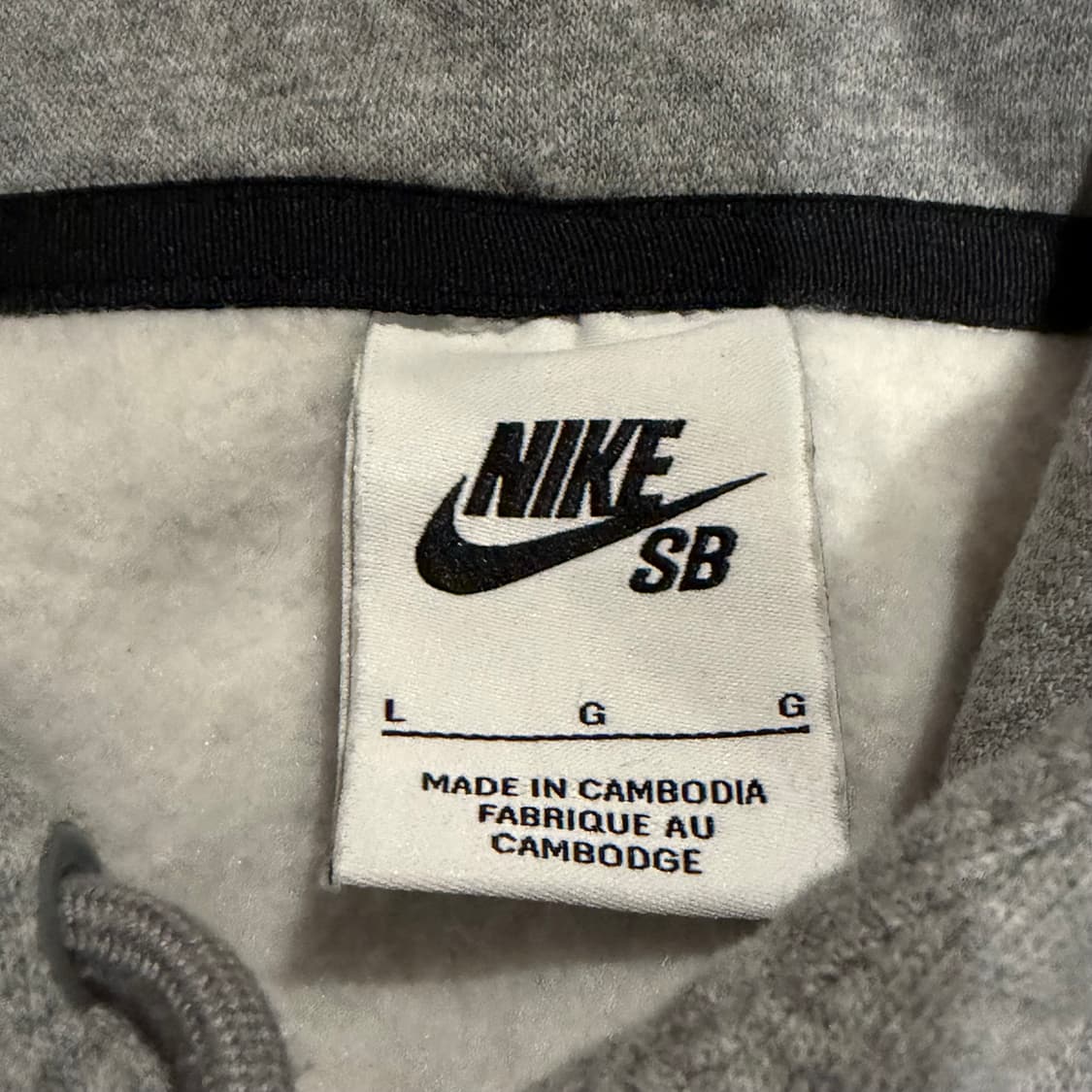 Nike SB 베이직 그레이 후드 상품이미지2