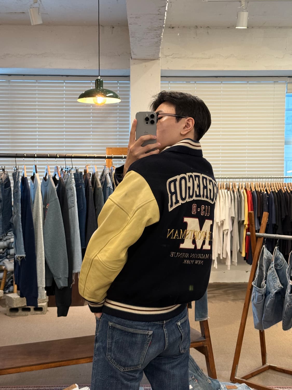 90s McGregor 맥그리거 Vintage Leather Arm  상품이미지1