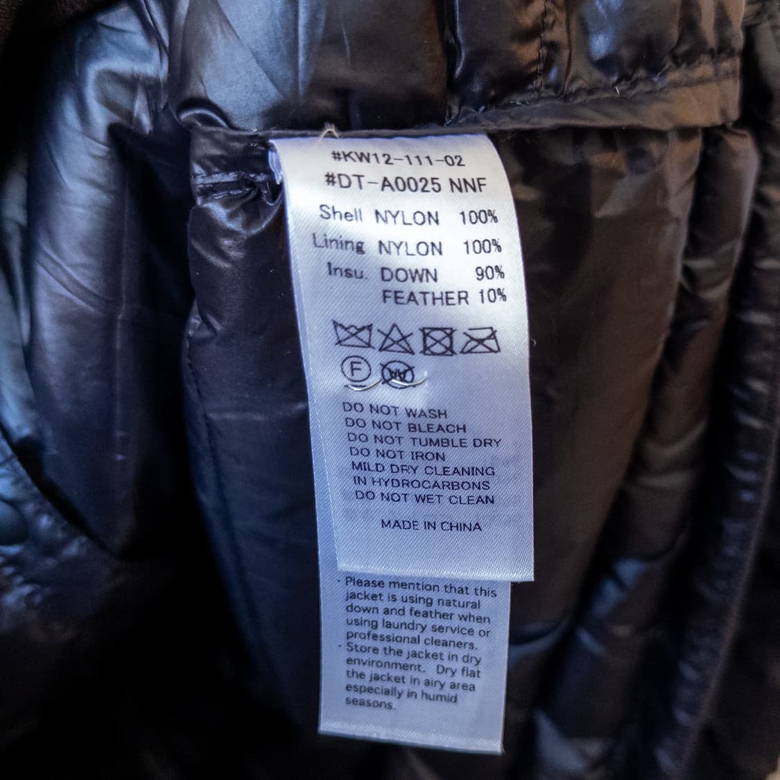 단톤 경량패딩 상품이미지7