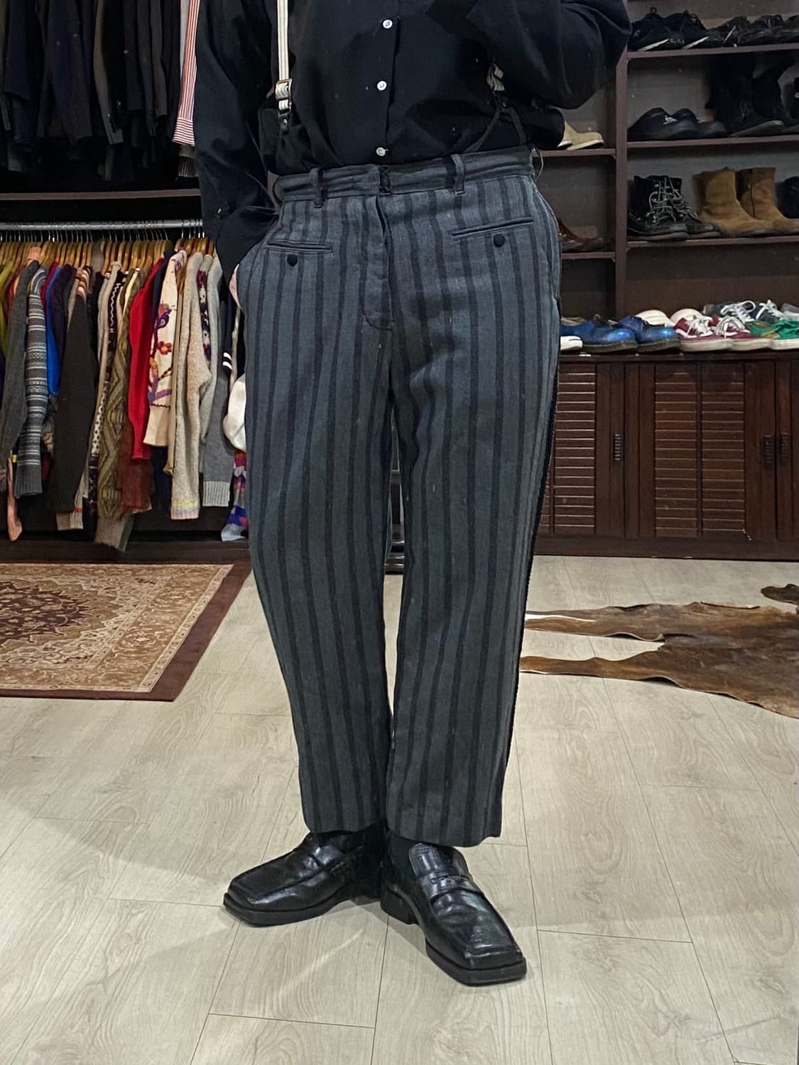 YOSYO by beams wool slacks 상품이미지9