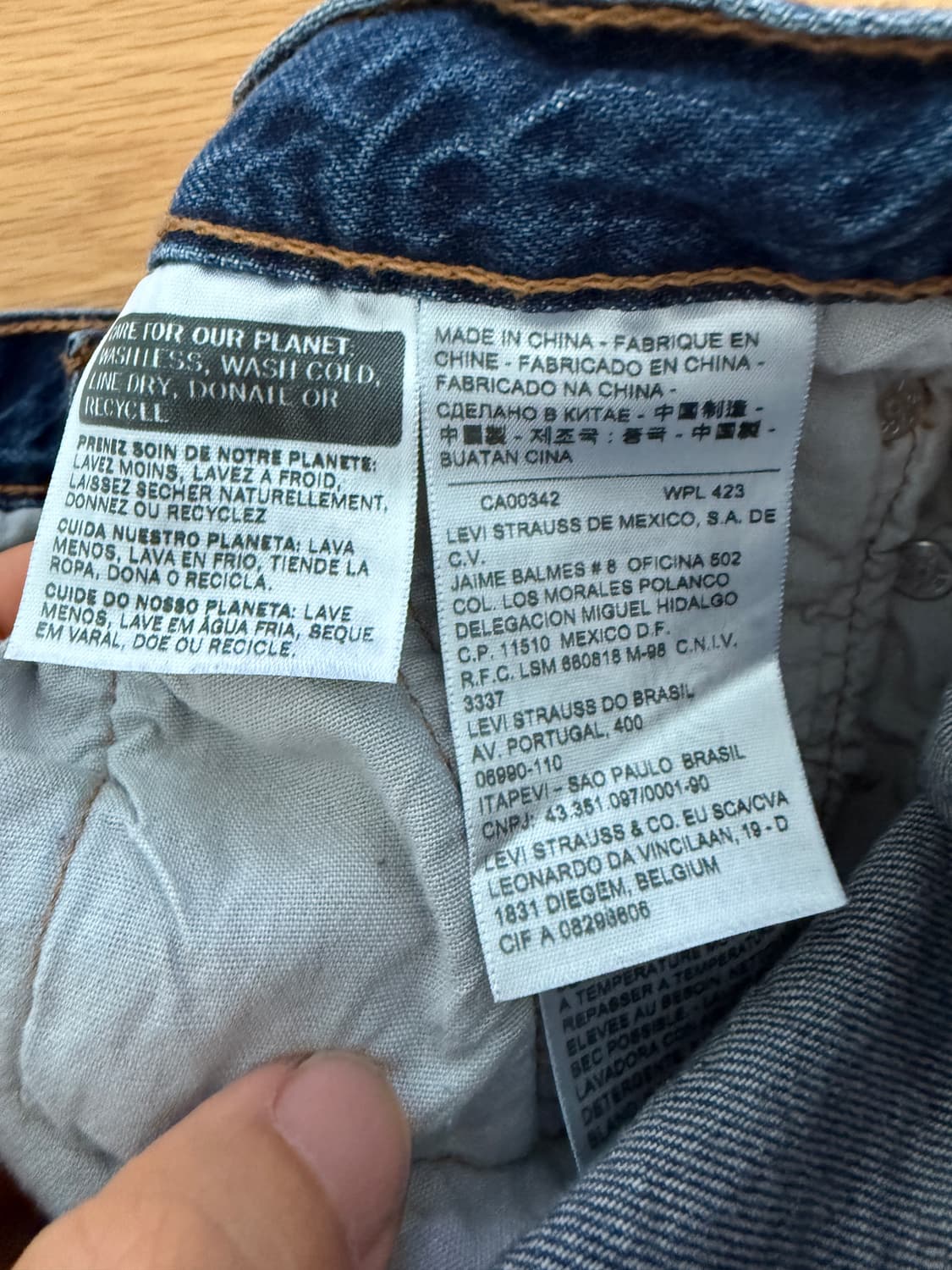 리바이스(Levi's) 501 데님 팬츠 상품이미지8