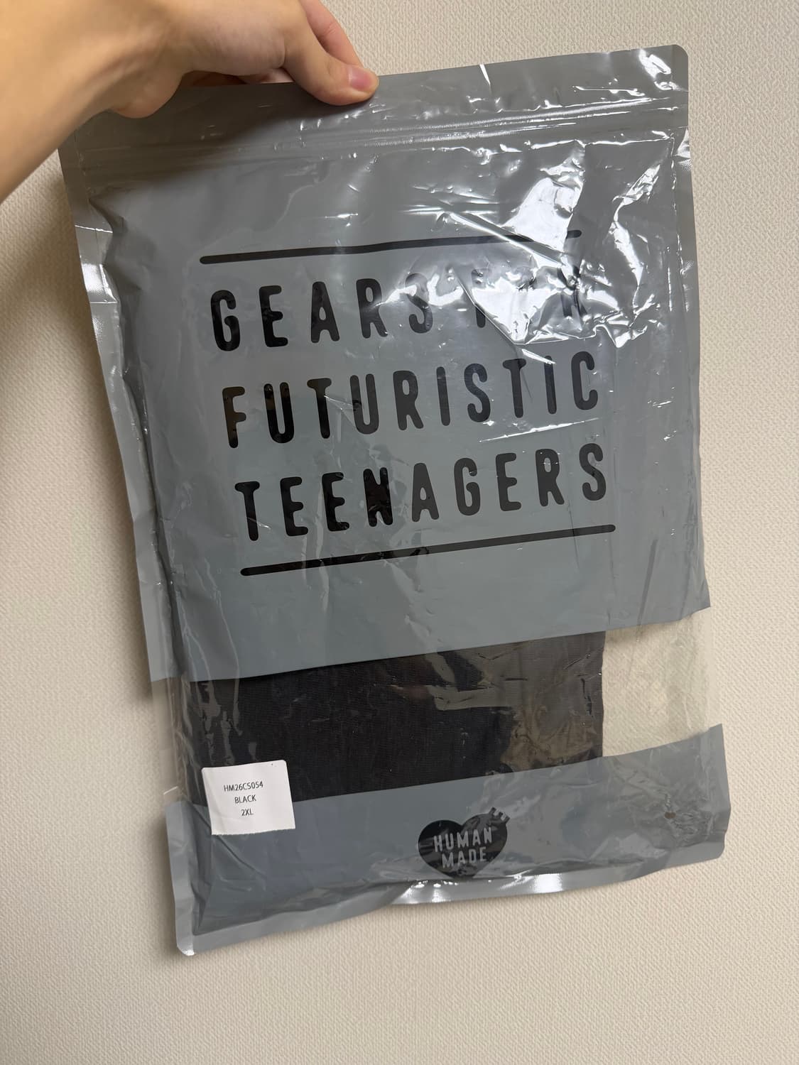 신사이바시 파르코 스토어 한정 휴먼 메이드 포켓 티셔츠 블랙 반팔티 상품이미지2