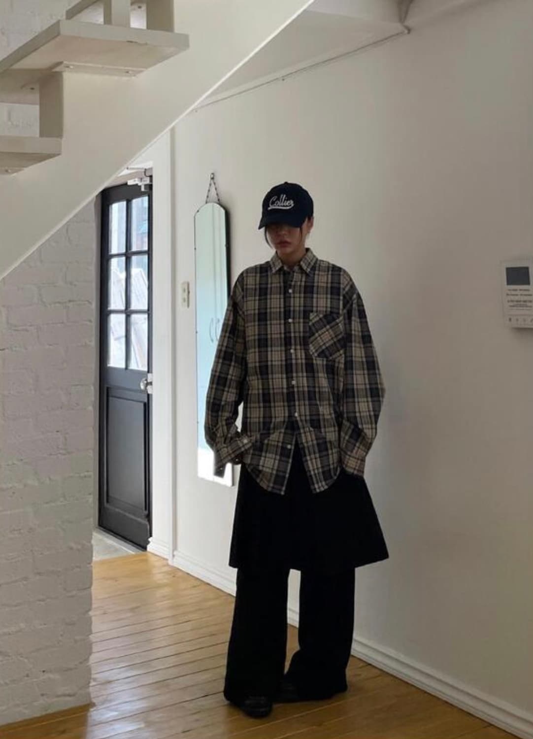 어나더랭귀지 모마 플리츠스커트 & 와이드팬츠 (레이어드스커트) 상품이미지3