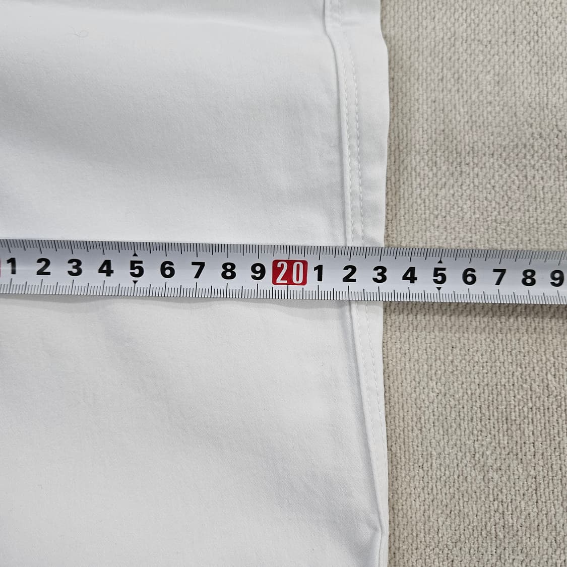 [L] 새상품 뱅뱅 화이트 일자 팬츠 0121Y2 상품이미지8