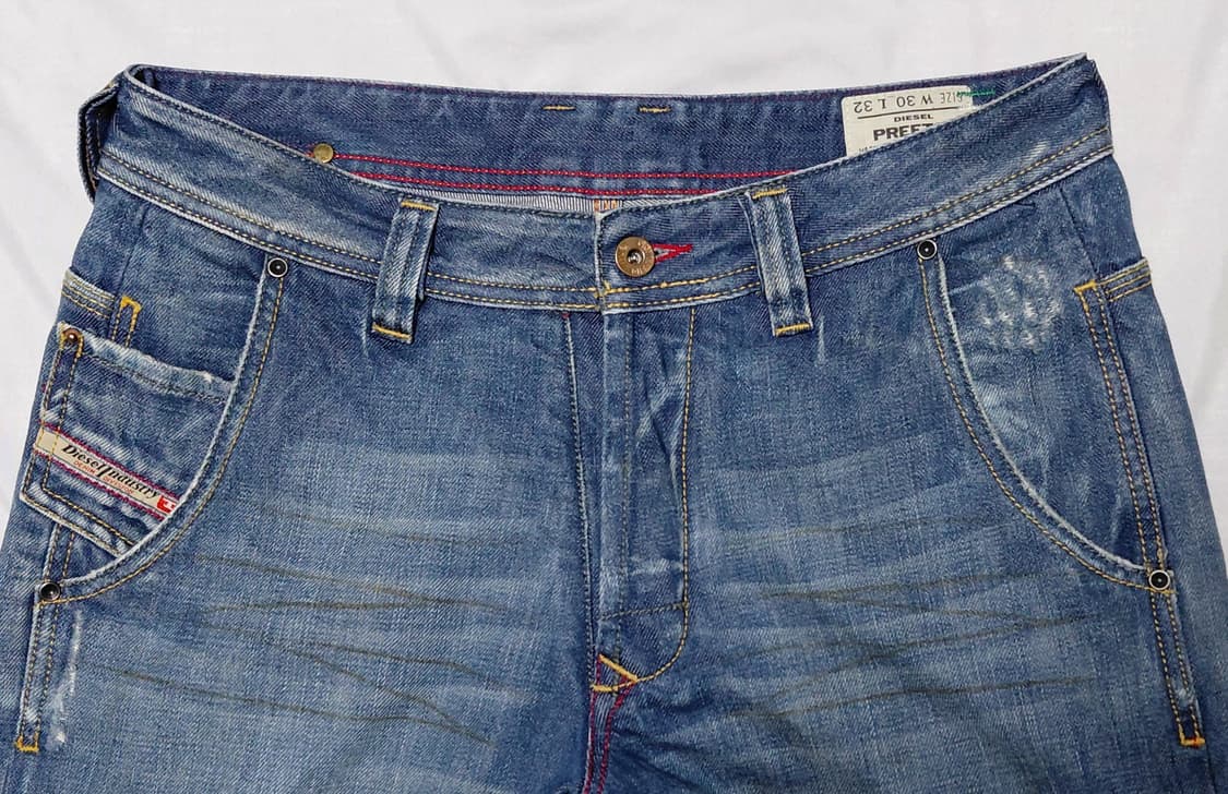 [30] 디젤(Diesel) PREETO 00796 지퍼 디테일 데님 상품이미지2