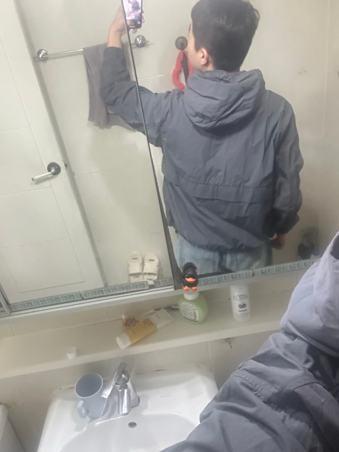 회색 바람막이 상품이미지2