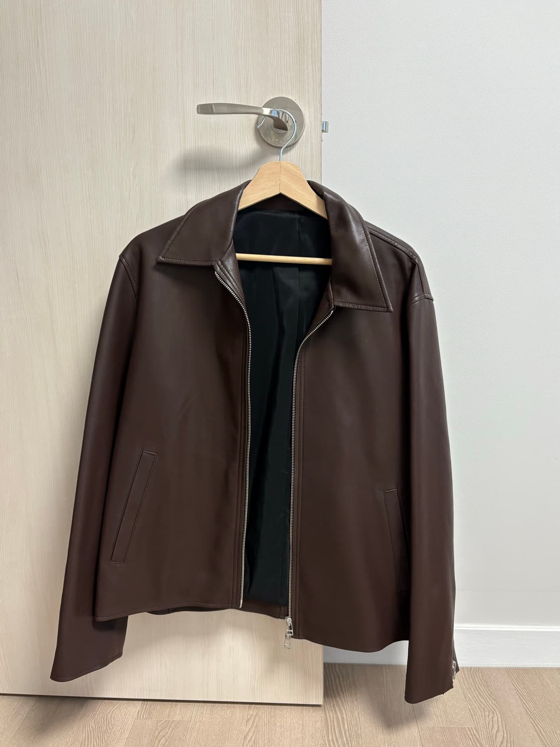 램스킨 레더 자켓 상품이미지1