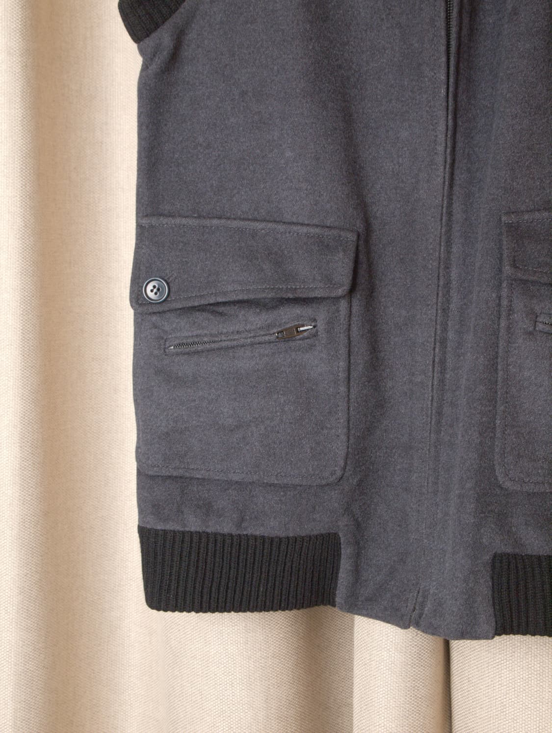 LOOK Silk Wool Zip-up Vest 상품이미지6