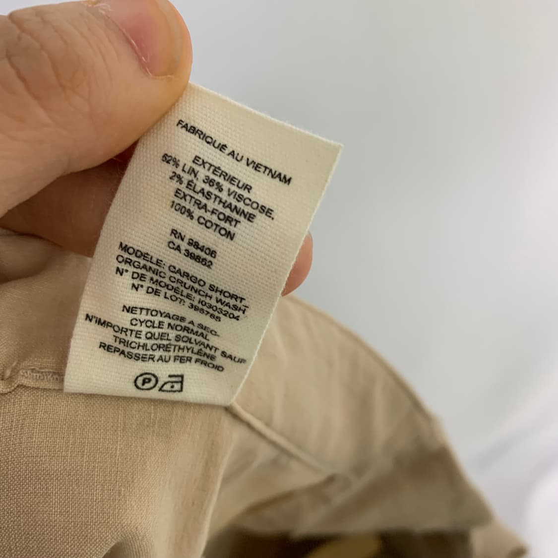 띠어리 베이지 린넨 혼용 반바지 쇼츠 25-26인치 여성 빈티지 상품이미지7