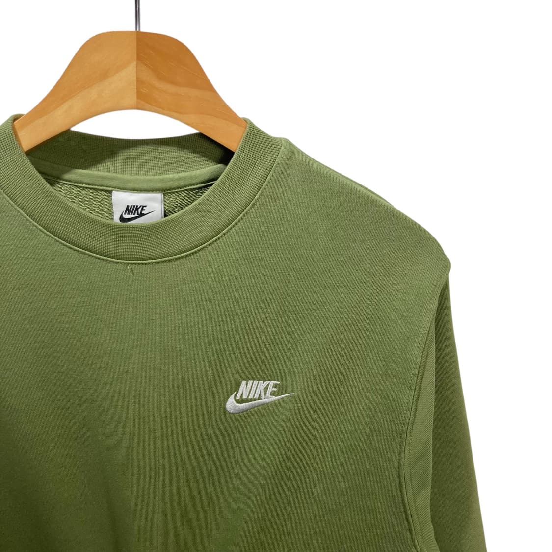 나이키 클럽로고 그린 맨투맨 상품이미지3