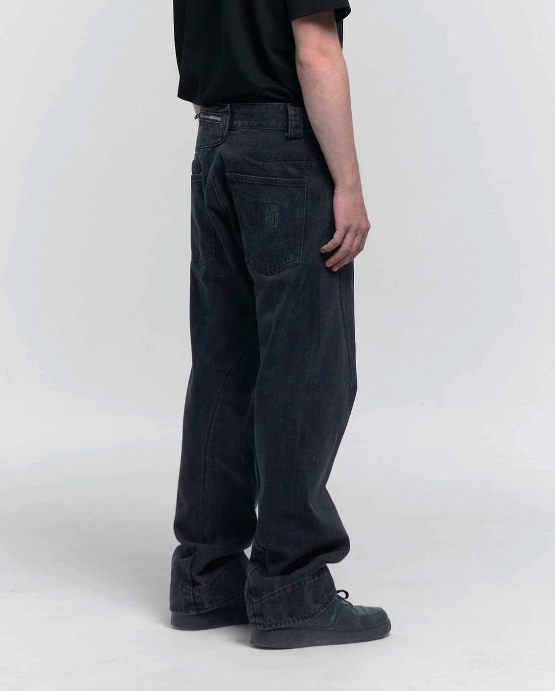 (미시착 새상품) 플라스틱프로덕트 MPA 워싱 데님 팬츠 - 블랙 / L 상품이미지4