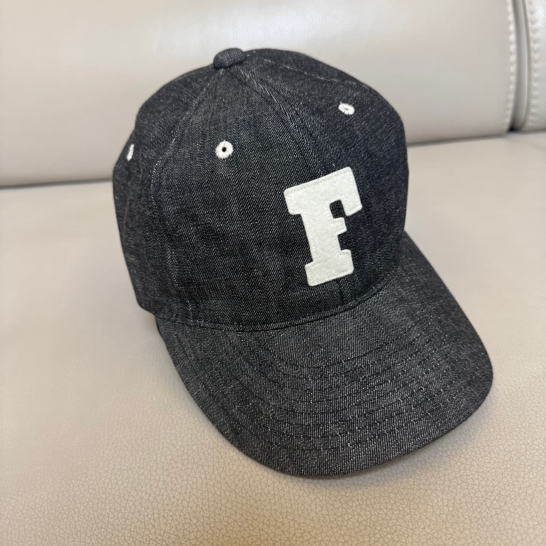 풀카운트 데님 볼캡 모자 블랙 상품이미지1