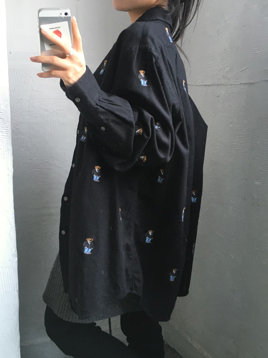 Polo 폴로 랄프로렌 신형 베어 자수 버튼 다운 셔츠 상품이미지3