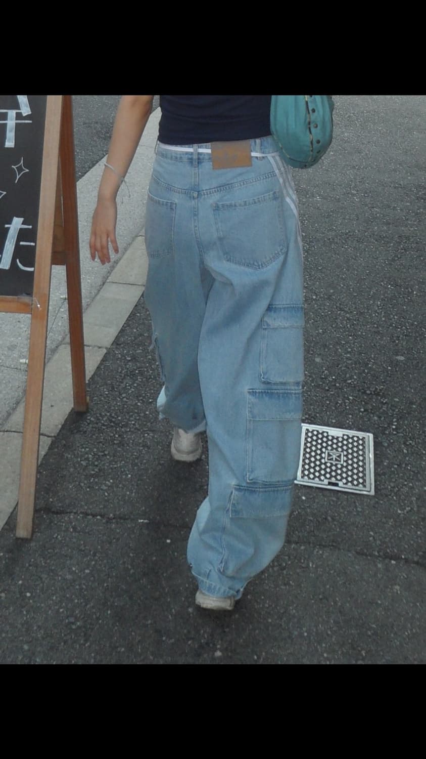 아디다스 아딜레니움 데님 카고 바지 lv9344 혜은 청바지 상품이미지2