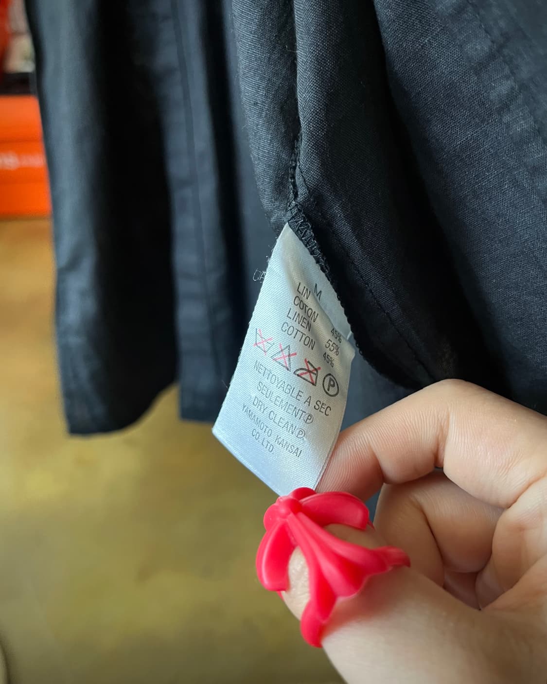 80-90s KANSAI O2 Linen Summer Shirt 상품이미지7