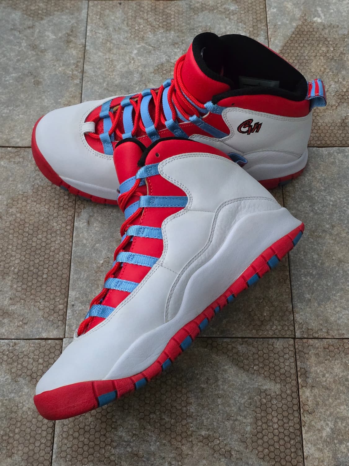 (240)나이키 에어 조던 10 레트로 시카고 플래그 상품이미지5