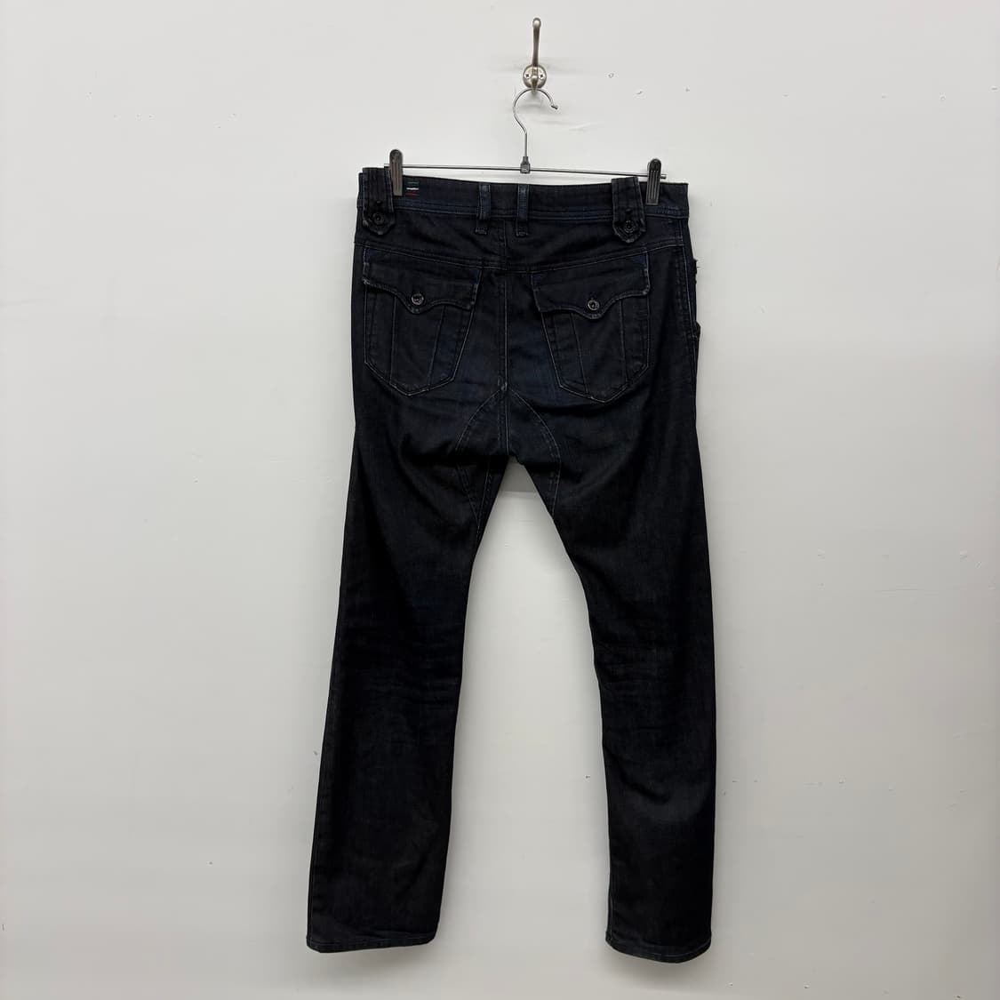 디젤 블랙 데님 팬츠 남/31 상품이미지6