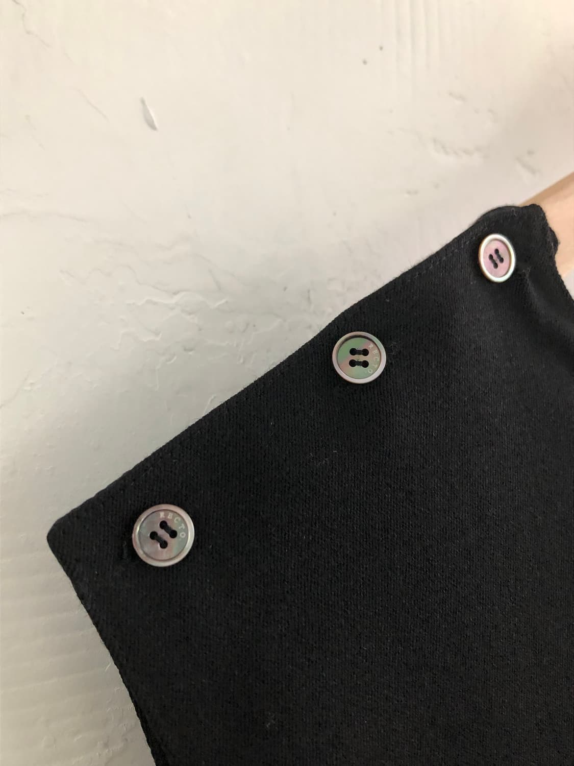 Recto 렉토 블랙 울 슬리브리스 원피스 상품이미지8