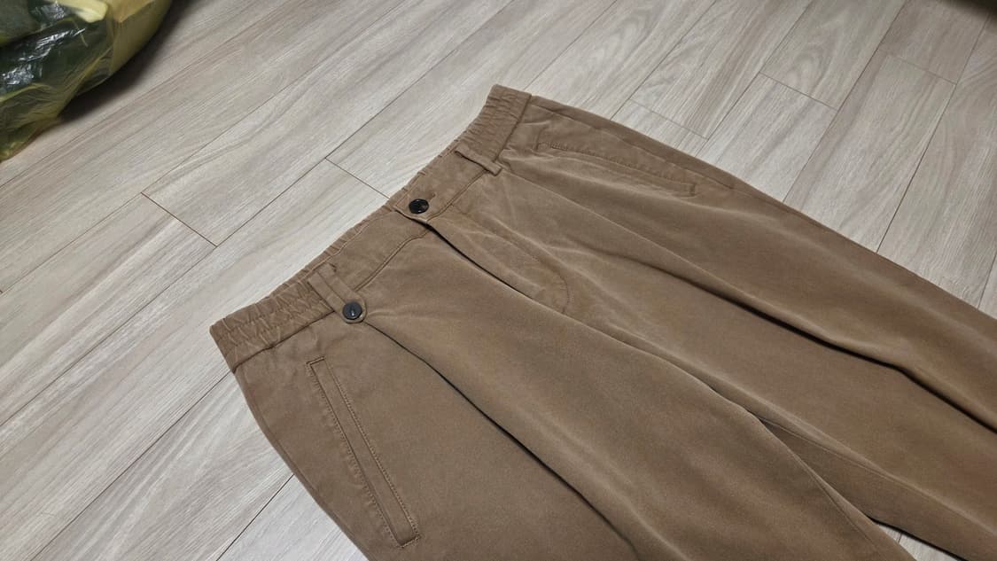 커스텀 멜로우 원턱 세미 배기 슬랙스 팬츠  상품이미지3