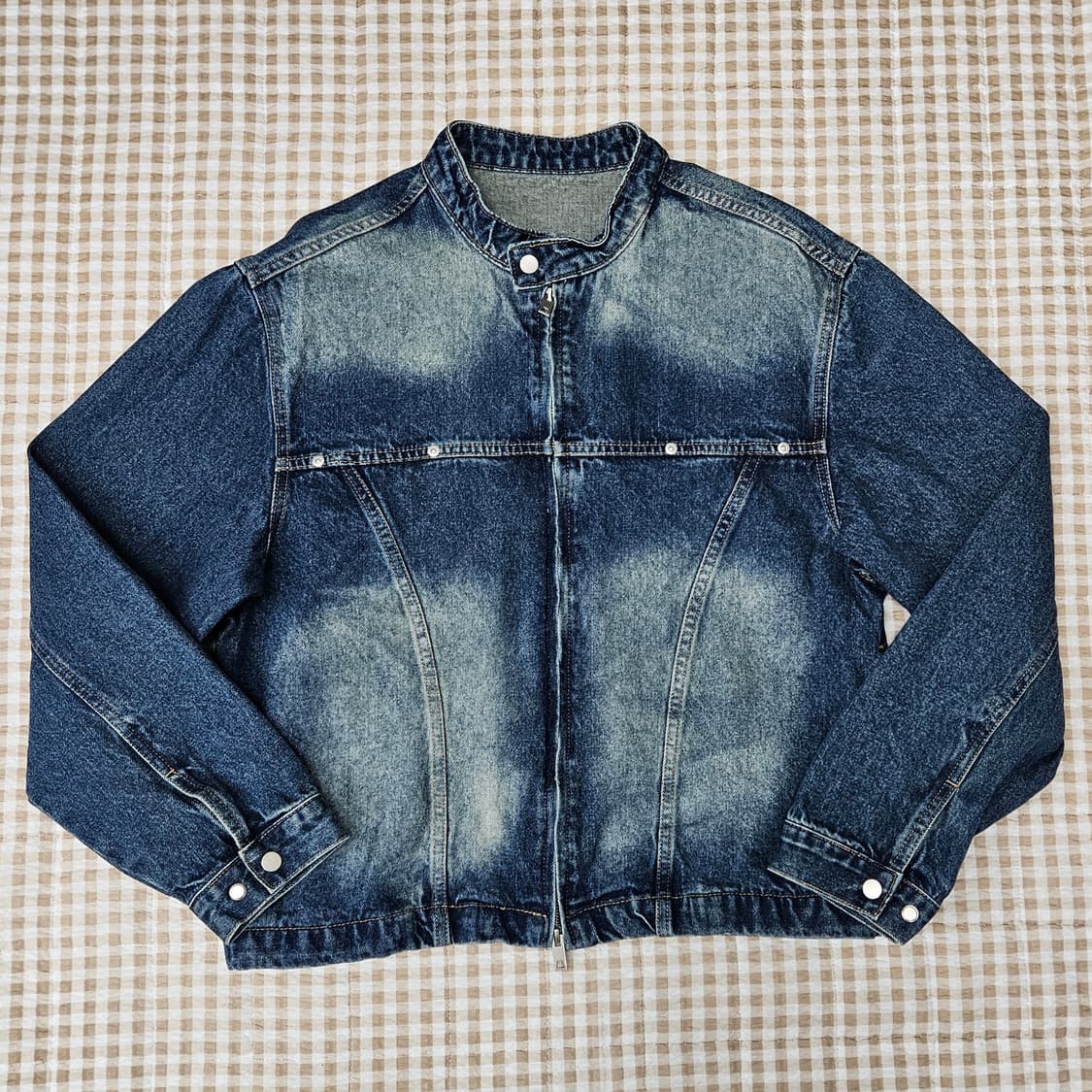 라퍼지스토어 워싱 데님 청자켓 남자100 상품이미지2