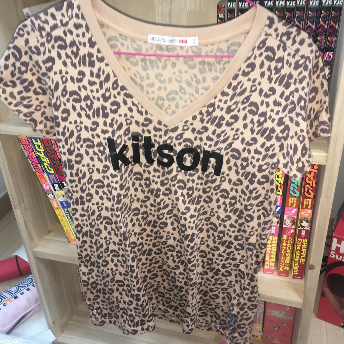 유니클로 호피 반팔 y2k 빈티지 갸루 상품이미지1