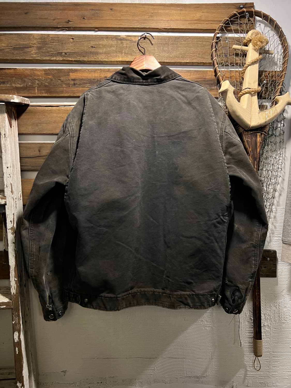 [XL]칼하트 USA Made J97 PTL 차콜 디트로이트 워크 자켓 상품이미지9