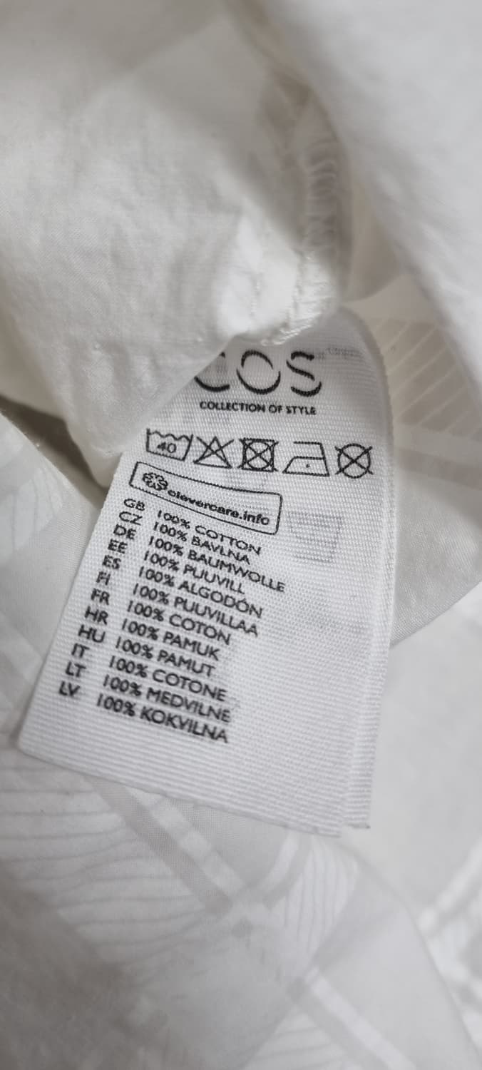 COS V넥 오버핏 원피스 L _ 여성 상품이미지10