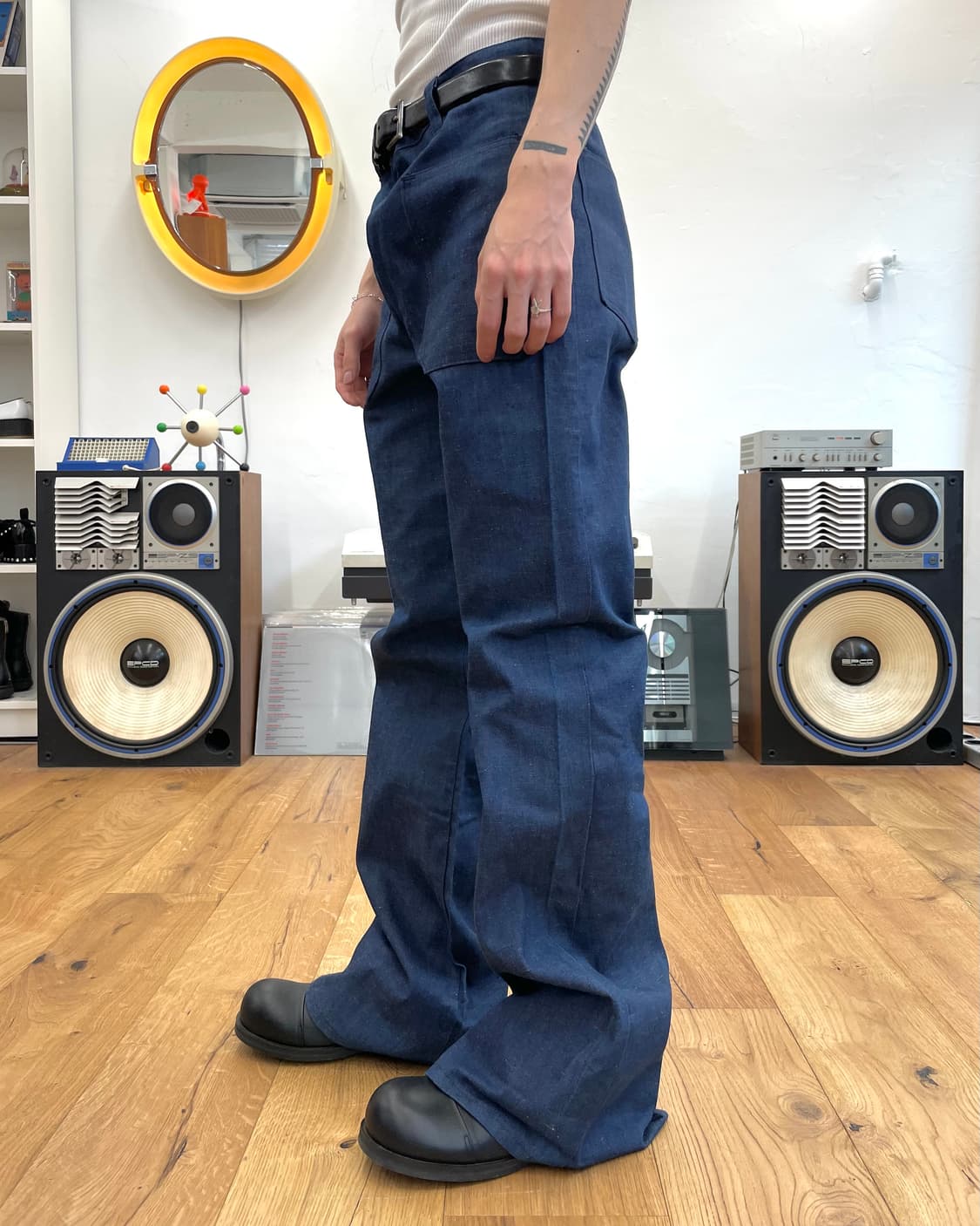 [31] 80s 벨바텀 데님 팬츠 상품이미지4