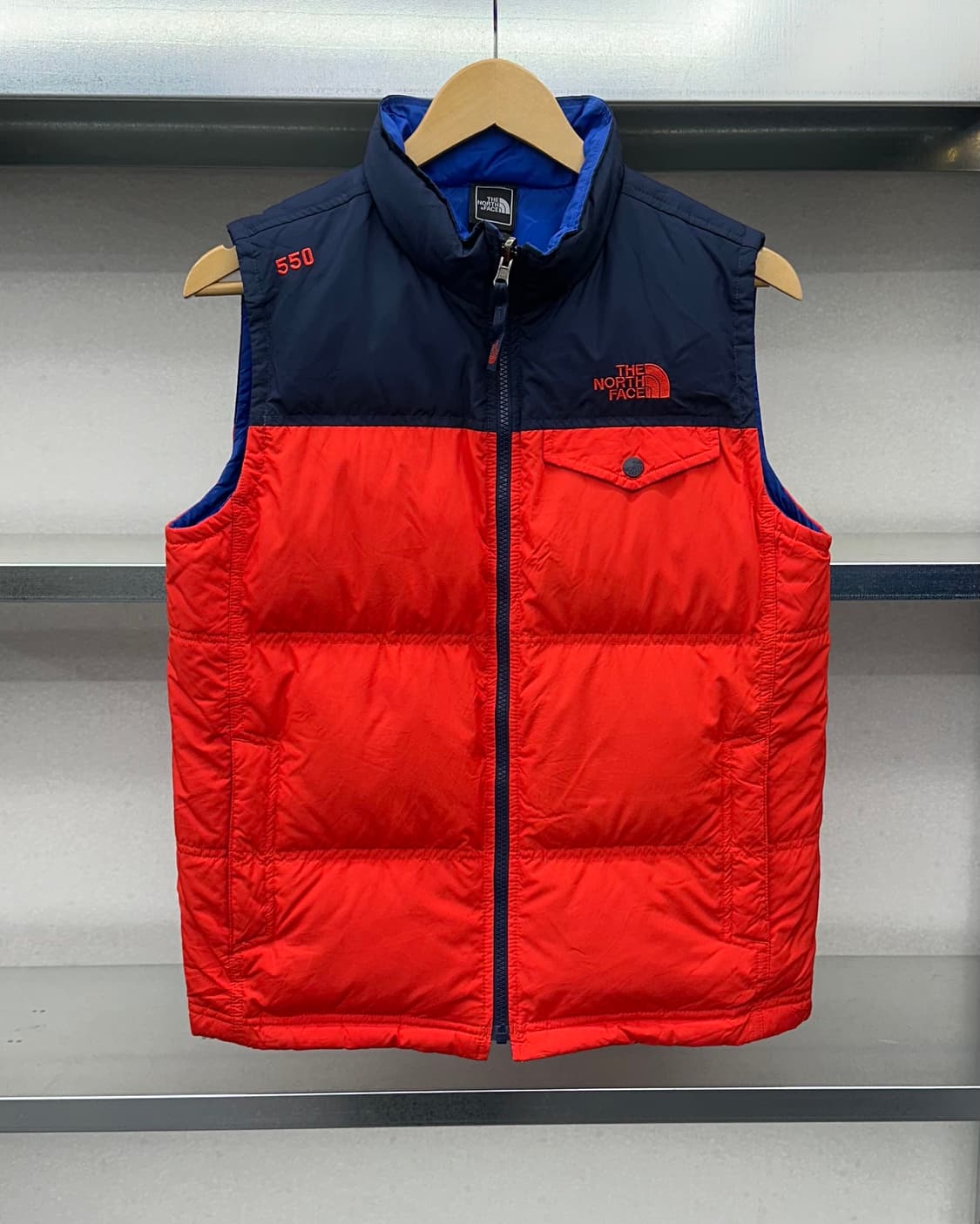 (WOMEN)노스페이스 550 다운패딩조끼-M1608 상품이미지2