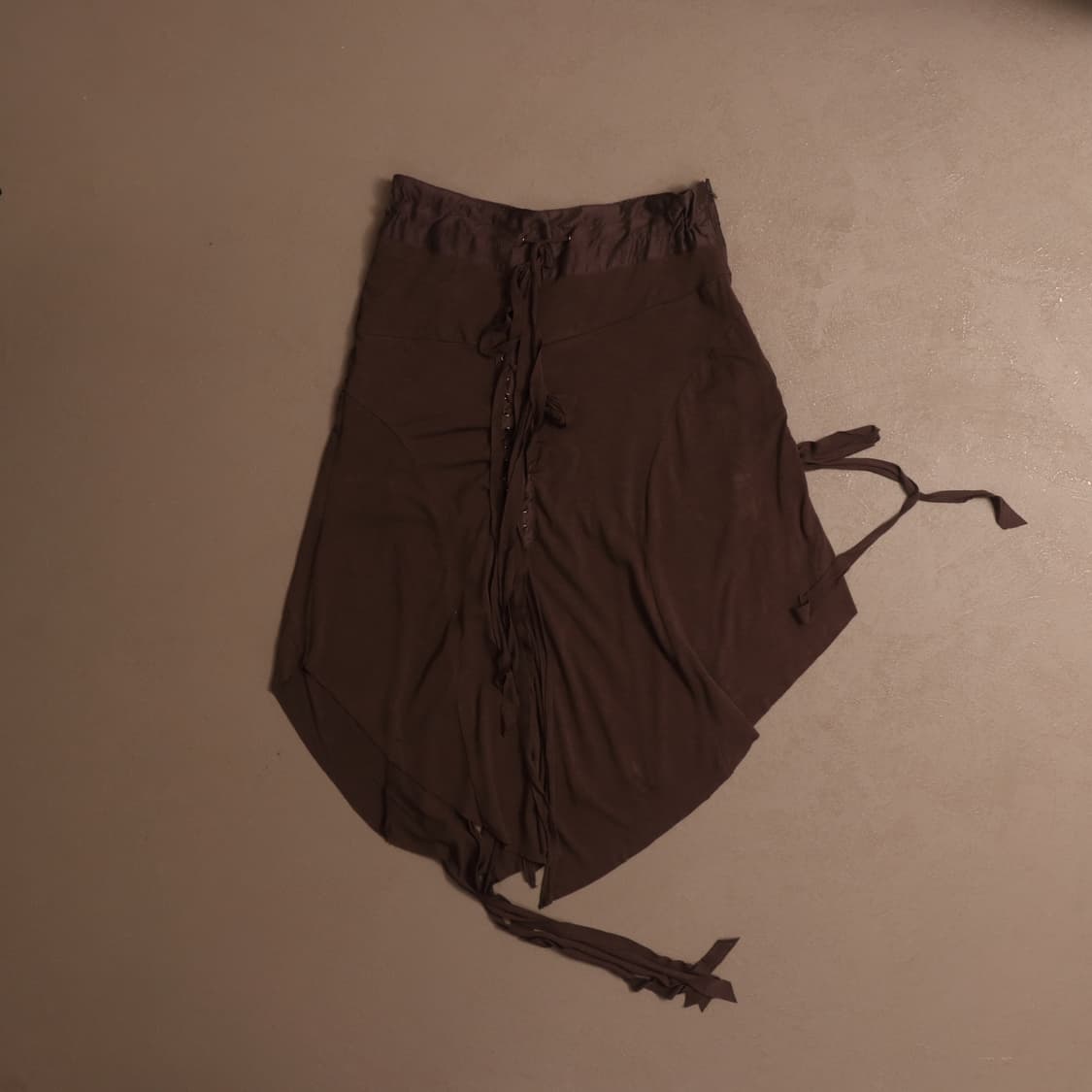 일본빈티지 스판 레이어드 펑크 모리걸 롱스커트 A837 상품이미지1