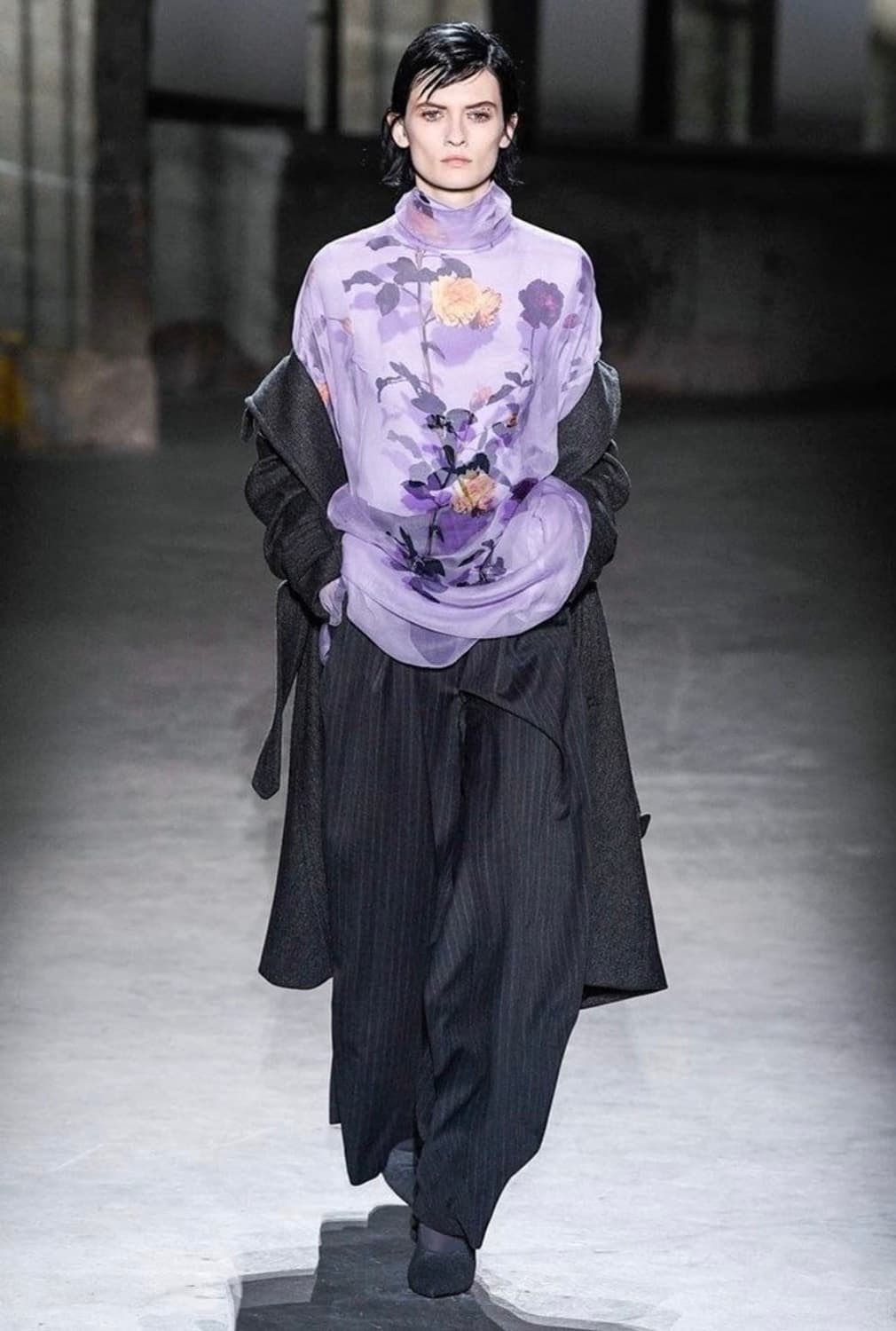 dries van noten 19FW runway stripe pants 상품이미지3