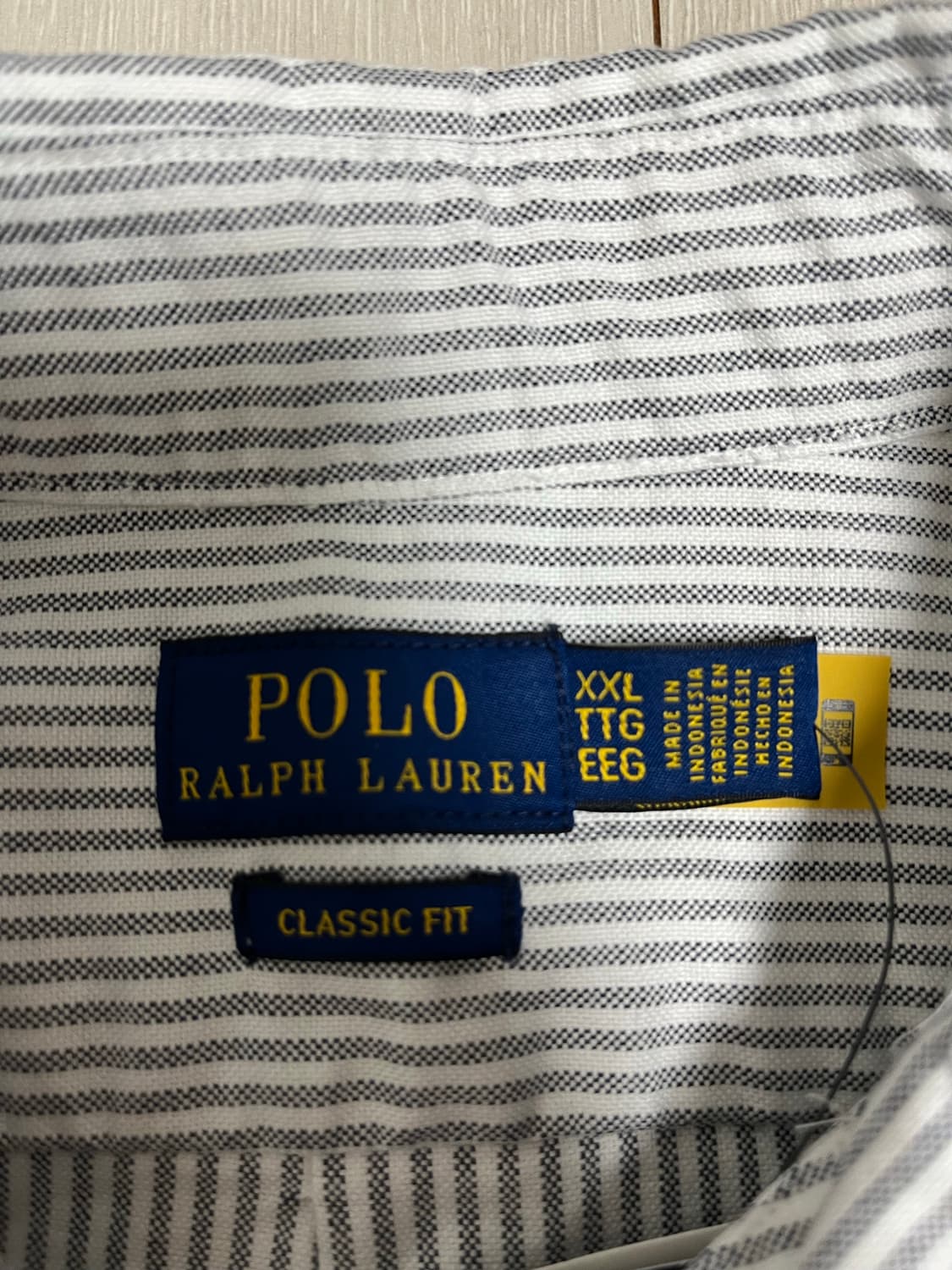 (새제품) 폴로 스트라이프 셔츠 XXL 상품이미지2