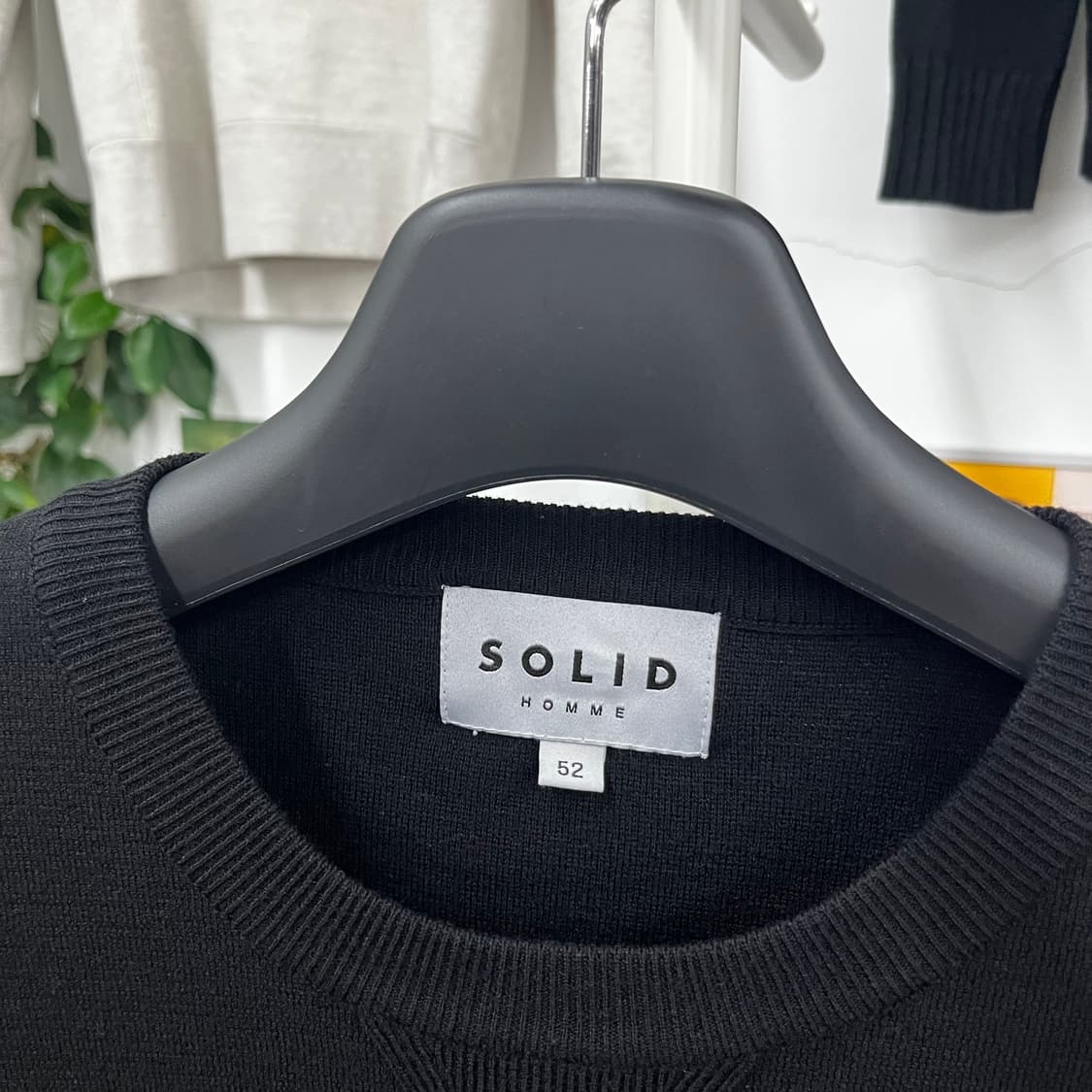 솔리드옴므 니트맨투맨 52 상품이미지3