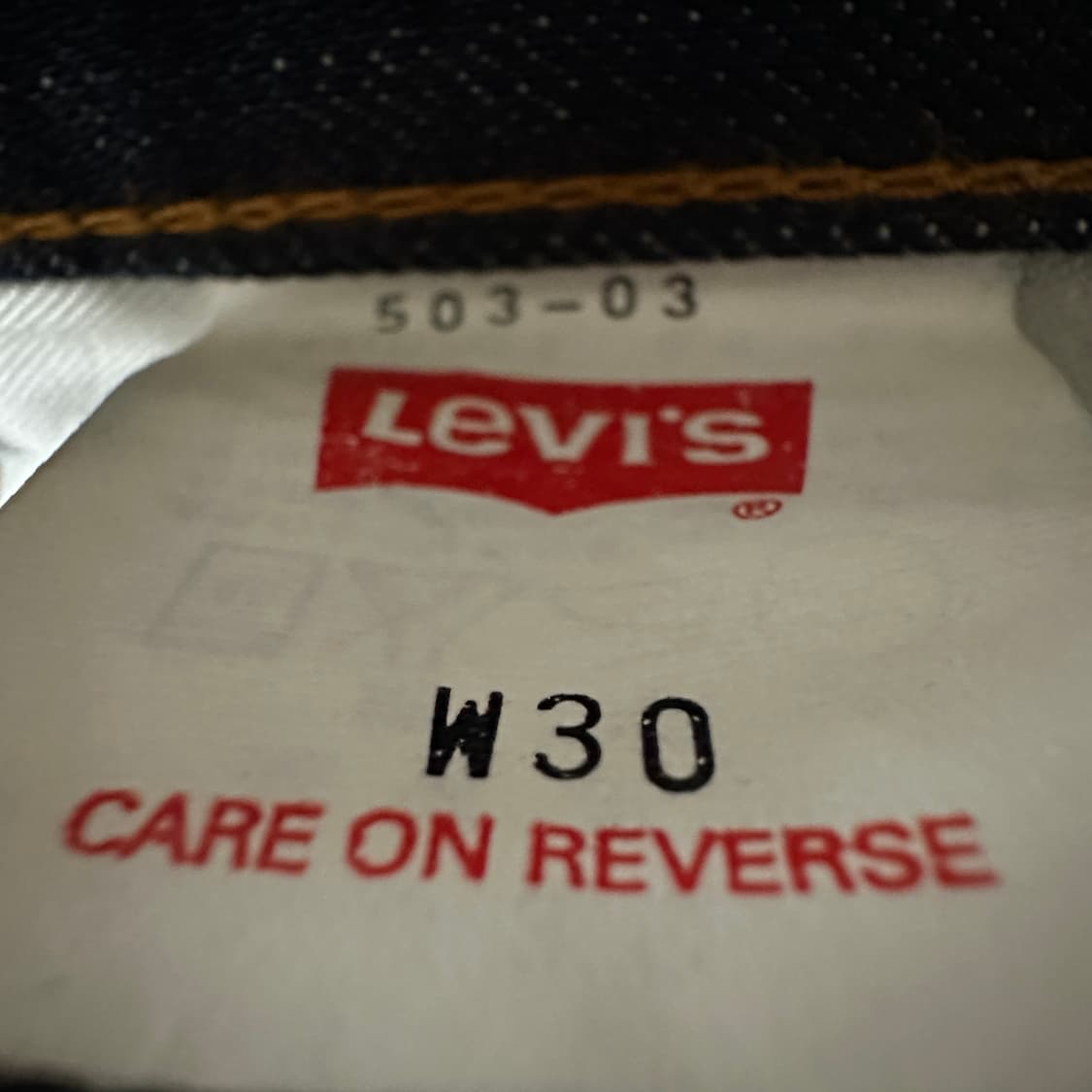 LEVI'S 503 00's japan made denim pants 상품이미지4
