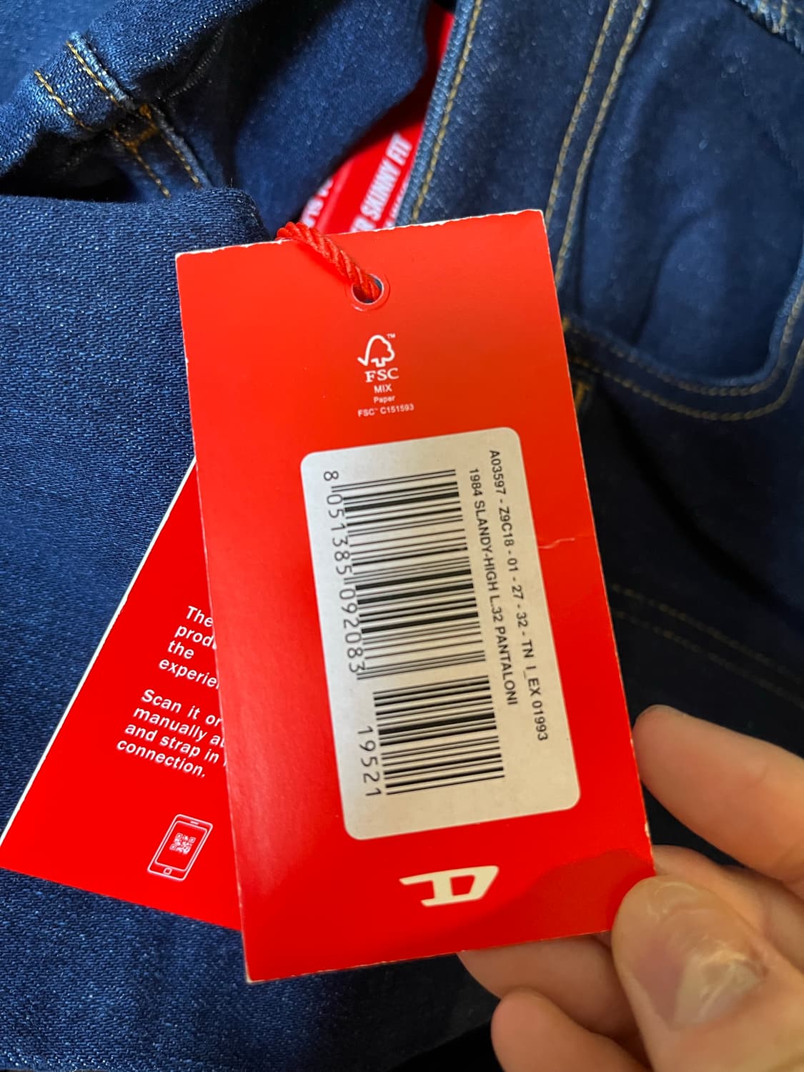 DIESEL 1984 slandy 청바지 상품이미지7