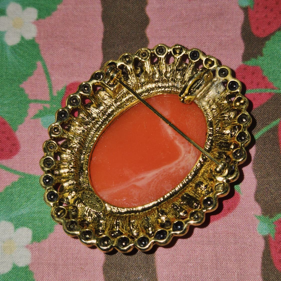 80s 미국 케네스제이 빅 카메오 코스튬 브로치 상품이미지7