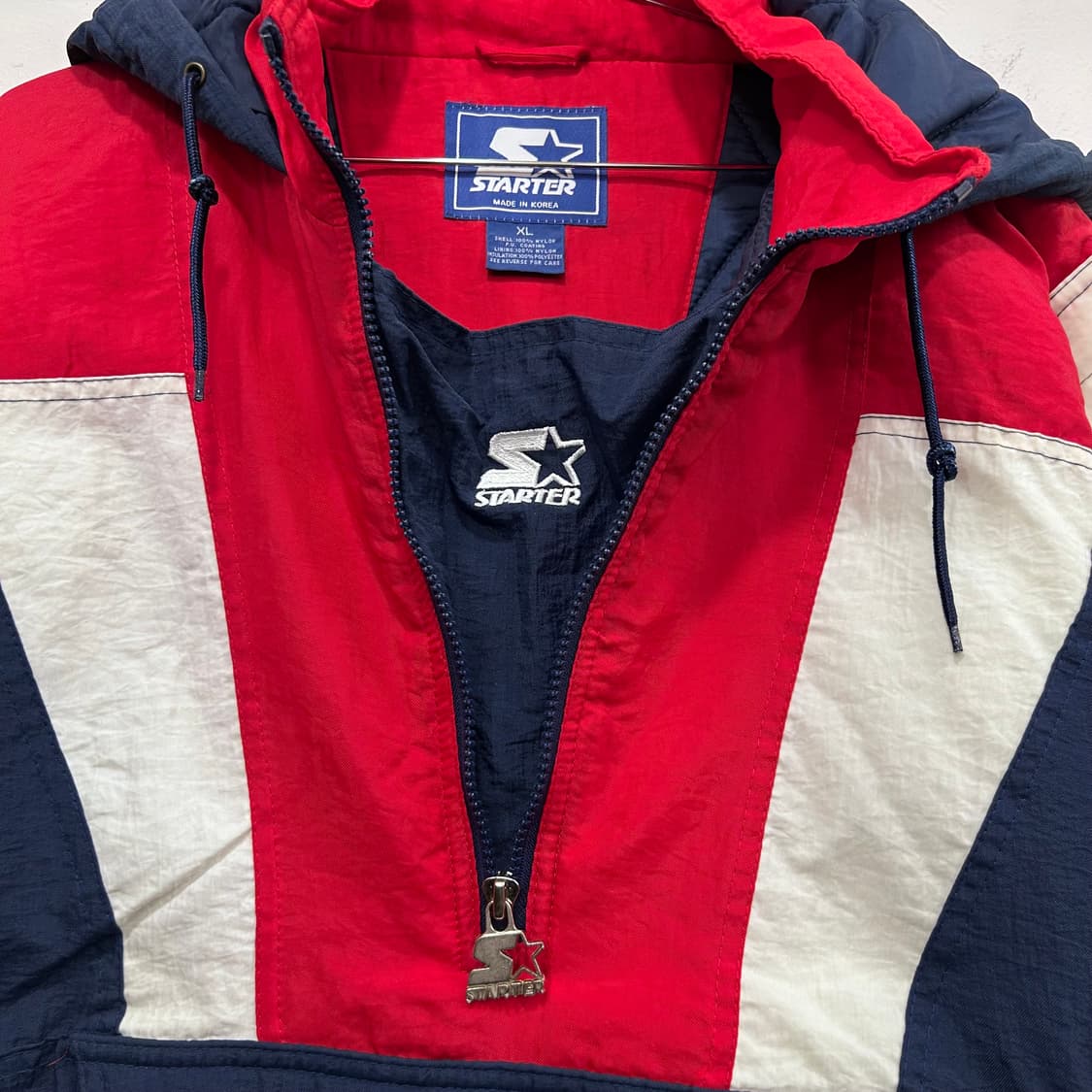 스타터 올드스쿨 미시시피 레블스 커널 랩 누빔 아노락 상품이미지4