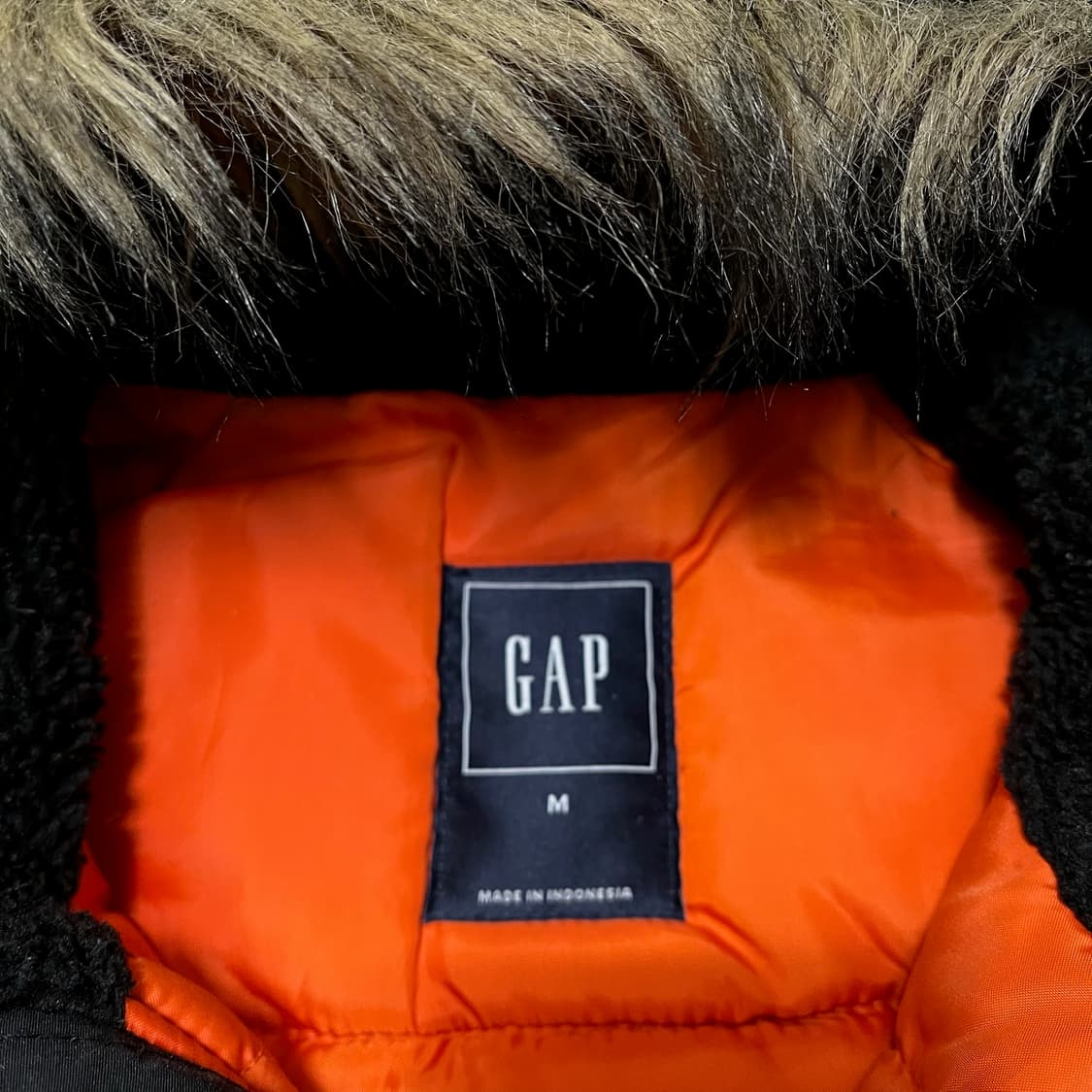 GAP 갭 남성 프리마로프트 후드 야상 패딩 M/95  상품이미지5
