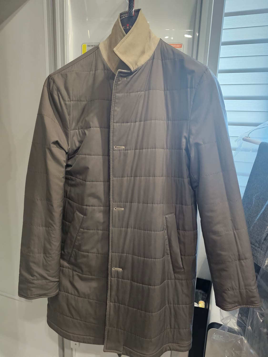 [50] 키톤 kiton 캐시미어 100% 리버시블 코트 상품이미지8