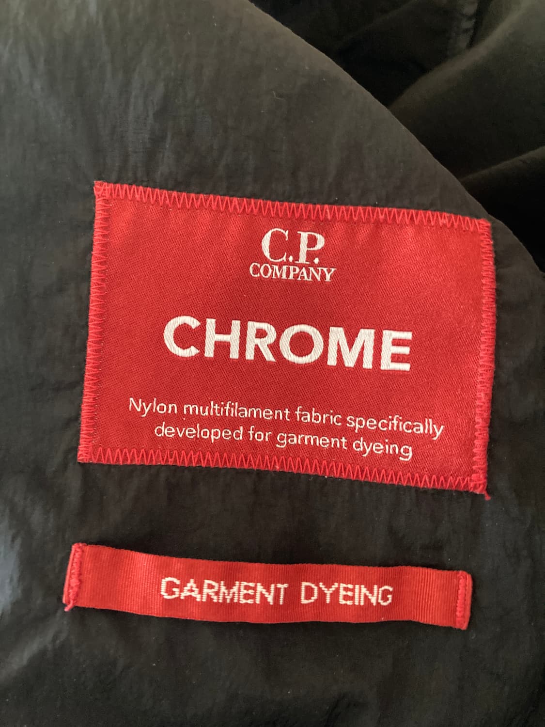 cp컴퍼니 크롬 가먼트 바람막이 블랙 새제품 100사이즈 상품이미지6
