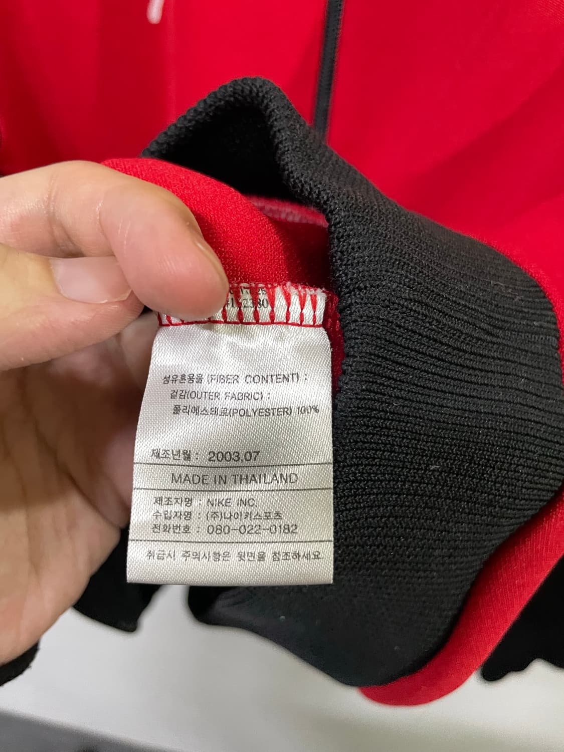 나이키 맨유03 져지 초희귀 100 블랙 레드 맨체스터 유나이티드 상품이미지8