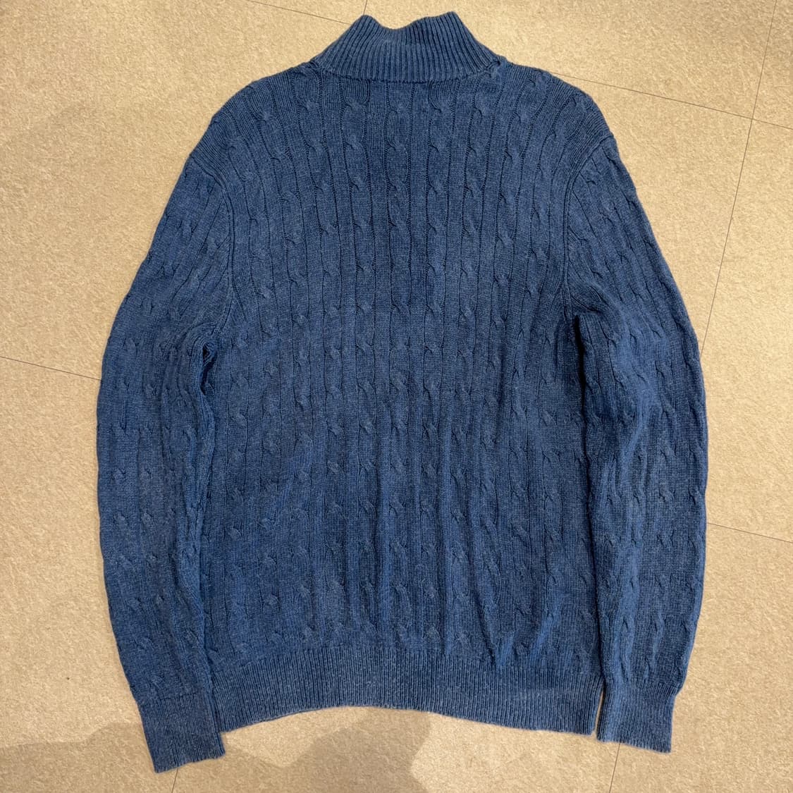 폴로 케이블 반집업 니트 상품이미지4