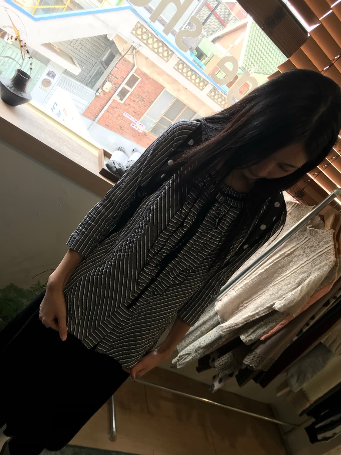 빈티지 프릴 블라우스  상품이미지4