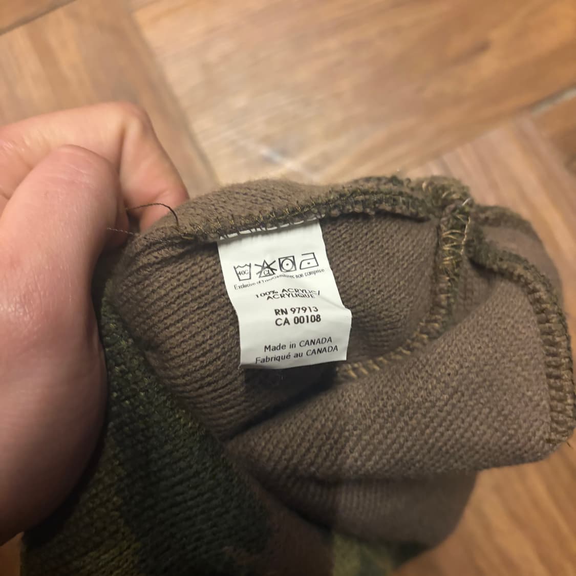 MADE IN CANADA CAMO BEANIE 상품이미지3