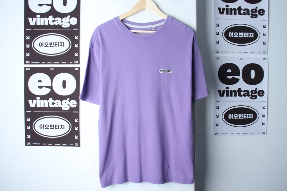 (L-XL) 아웃도어 반팔 카라 티셔츠 작은사용감 퍼플-H3H33918 상품이미지2