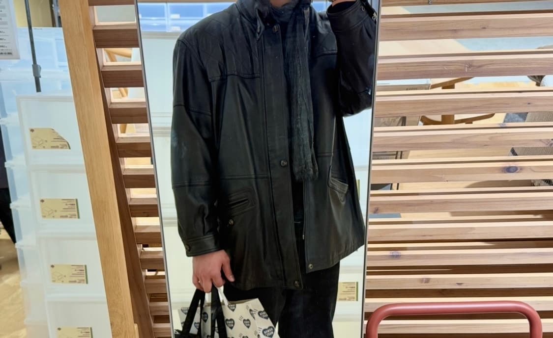 리얼레더 양가죽 자켓 XL (착샷 O) 상품이미지3