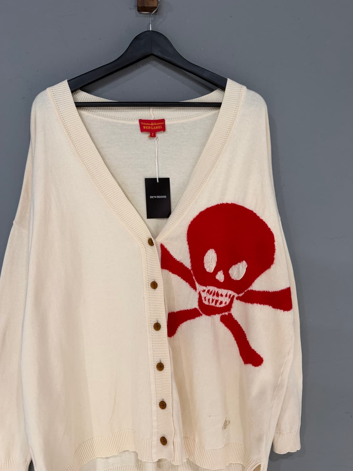 Vivienne Westwood skull cardigan 상품이미지2