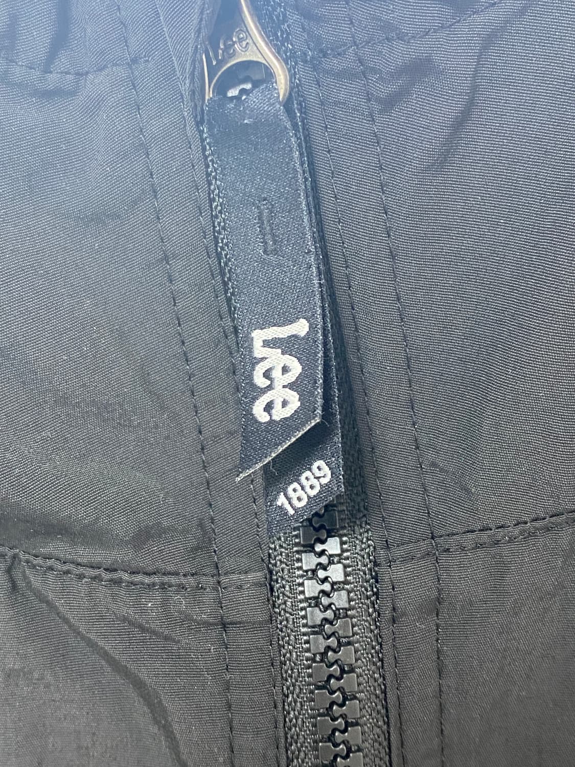 (S급) Lee 나일론 후드 윈드브레이커 블랙 XL 상품이미지5