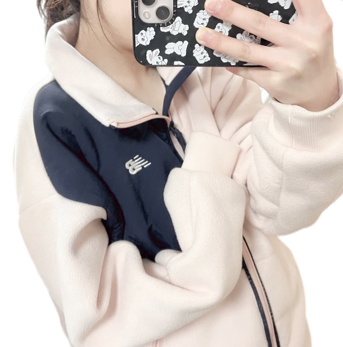 극레어 뉴발란스 딸기우유 폭닥 후리스 상품이미지1