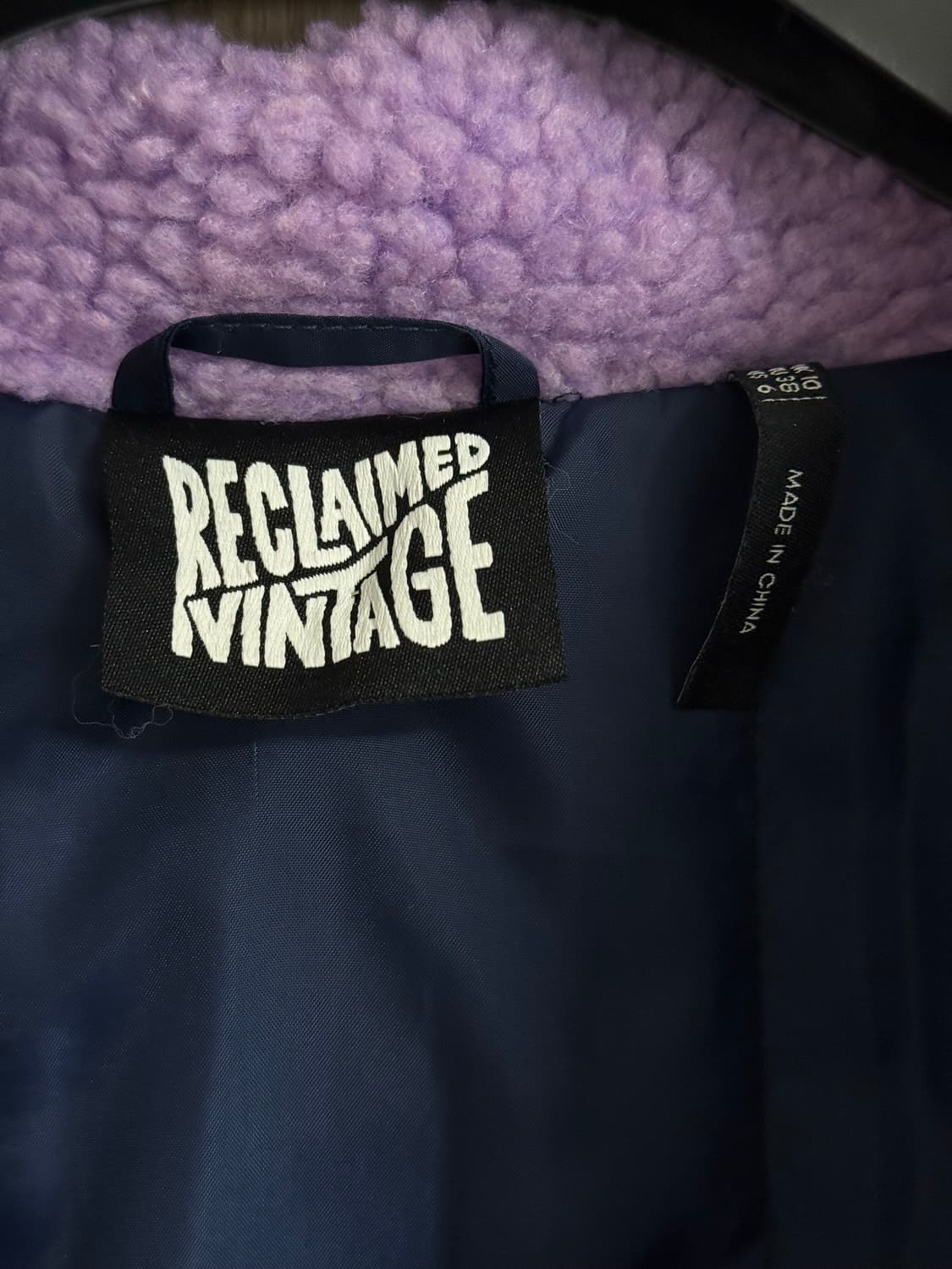 Reclaimed Vintage/영국 빈티지/에나멜 밍크 퍼 코트 상품이미지3